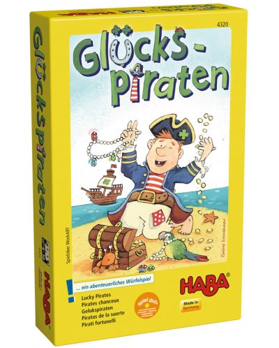 Детска настолна игра Haba - Пирати Късметлии - 1