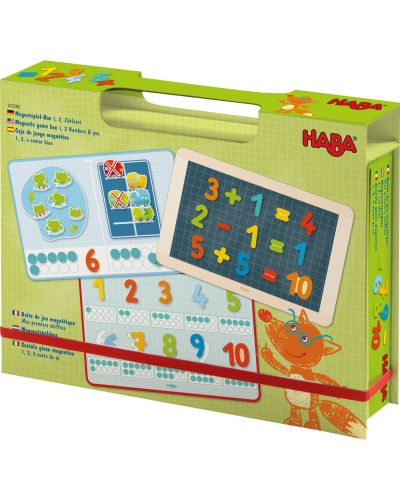 Детска магнитна игра Haba - Математика, в кутия - 1