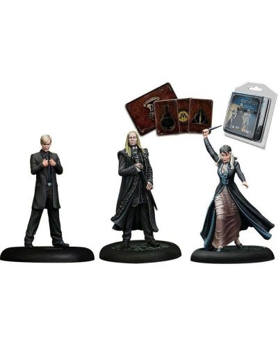 Разширение за настолна игра Harry Potter Miniatures Adventure Game - Malfoy Family - 1