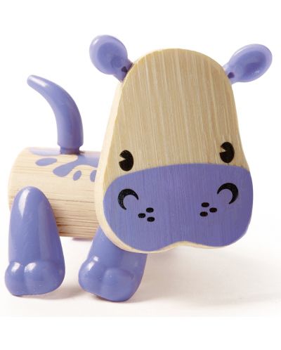 Мини животинка от бамбук – Хипопотам - 1