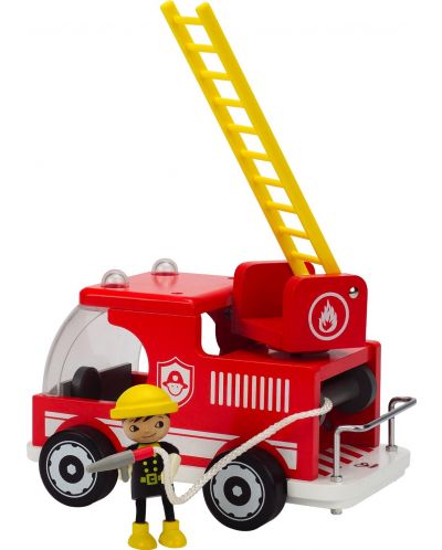 Пожарна кола Hape от дърво - 2
