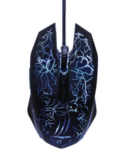 Гейминг мишка Hama - Urage Illuminated 2, оптична, черна