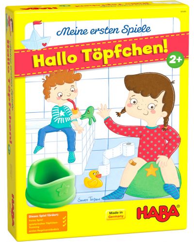 Детска игра Haba - В тоалетната - 1