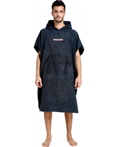 Хавлиено пончо Cressi - Poncho Robe , черно - 8