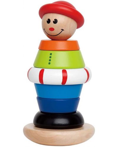 Детска играчка за нанизване от Hape – Джак, дървена - 3