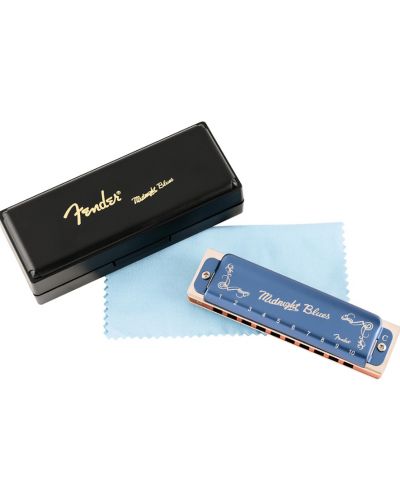 Хармоника Fender - Midnight Blues Harmonica C, синя - 2