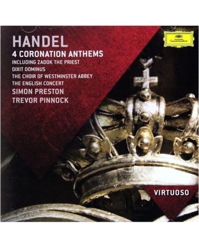 Handel: 4 Coronation Anthems Including "Zadok The Priest"; Dixit Dominus - (CD) - 1