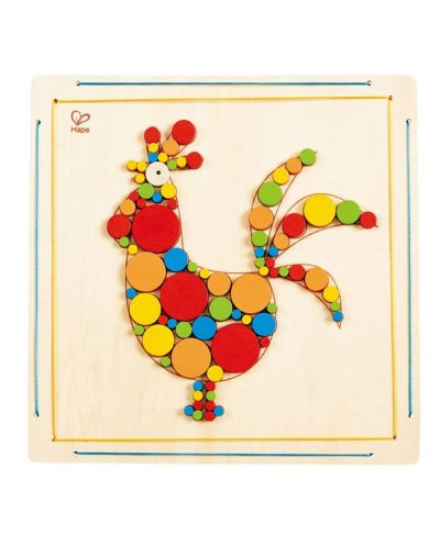 Детска дървена мозайка – Петле - 1