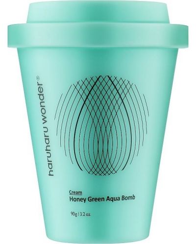 Haruharu Wonder Крем за лице Honey Green Aqua Bomb, 90 g - 1