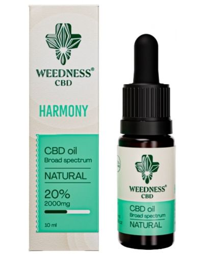 Harmony CBD масло, 20%, 10 ml, Weedness CBD - 1