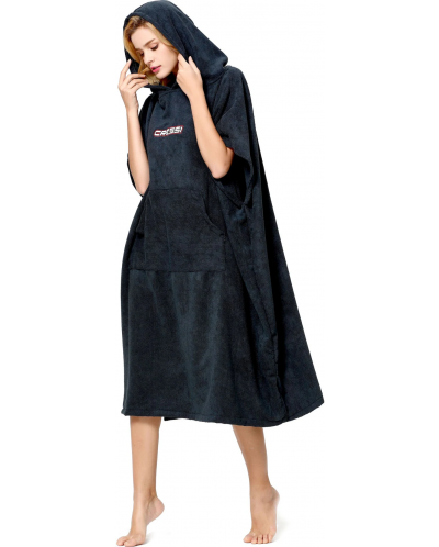 Хавлиено пончо Cressi - Poncho Robe , черно - 7