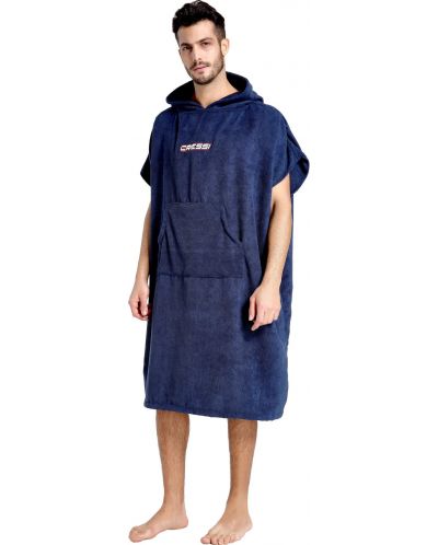 Хавлиено пончо Cressi - Poncho Robe , синьо - 8