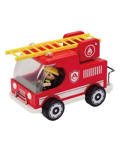 Пожарна кола Hape от дърво - 1