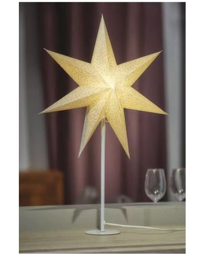 Хартиена звезда Emos - 45 cm, 25W, E14, бяла - 4