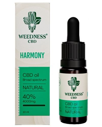 Harmony CBD масло, 40%, 10 ml, Weedness CBD - 1