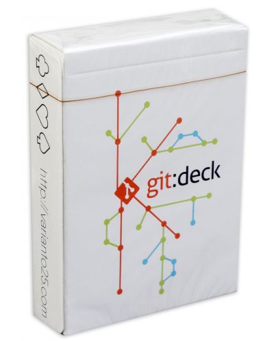 Карти за игра Git:Deck, пластифицирани - 1