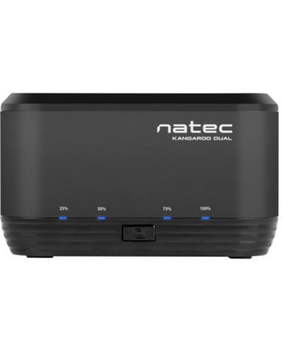 HDD/SSD докинг станция Natec - Kangaroo Dual, USB 3.0, черна - 4