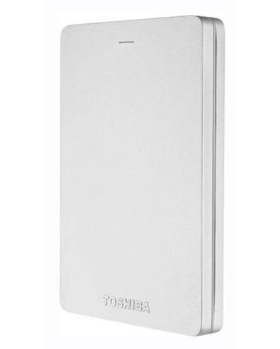 Твърд диск Toshiba - Canvio Alu, 1TB, външен, 2.5'', сив - 1