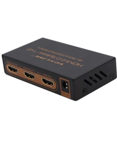 HDMI сплитер ESTILLO  - HDSP0013M1 4K/60Hz, 1/2, черен - 1
