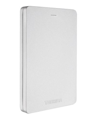 Твърд диск Toshiba - Canvio Alu, 2TB, външен, 2.5'', бял - 1