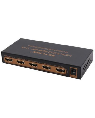 HDMI сплитер Estillo - HDSP0019M1, 1/4, 4K/60Hz, черен - 2