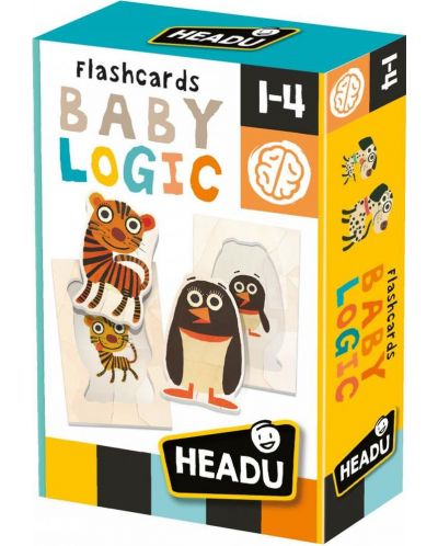 Образователни флаш карти Headu - Бебешка логика - 1