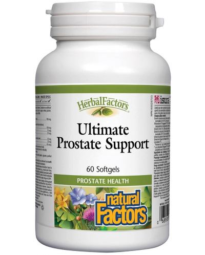 Herbal Factors Ultimate Prostate Support, 60 софтгел капсули, Natural Factors - 1
