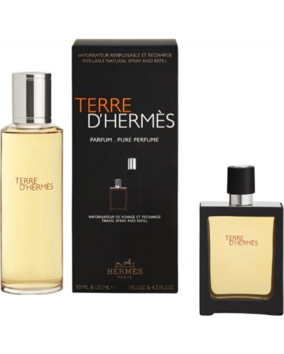 Hermes Terre d'Hermès Комплект - Парфюм и Пълнител, 30 + 125 ml - 1