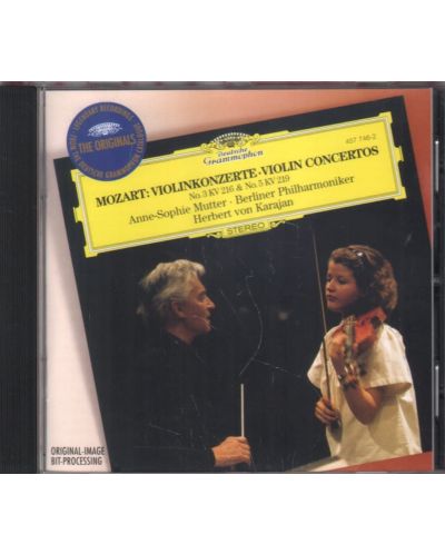Herbert von Karajan - Mozart: Violin Concerto Nos.3 K.216 & 5 K.219 (CD) - 1