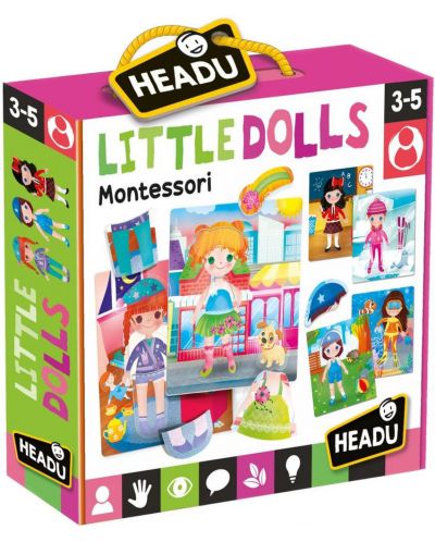 Творчески комплект Headu Montessori - Облечи куклите - 1