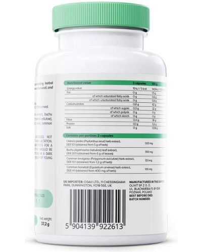 Herbal Kidney Support, 60 капсули, Osavi - 2