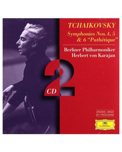 Herbert von Karajan - Peter Ilyich Tchaikovsky: Symphonies Nos. 4, 5 & 6 "Pathétique" (2 CD) - 1