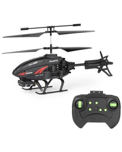 Хеликоптер с дистанционно управление Raya Toys - Черен - 1