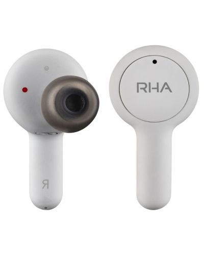 Безжични слушалки с микрофон RHA - TrueConnect, бели - 1