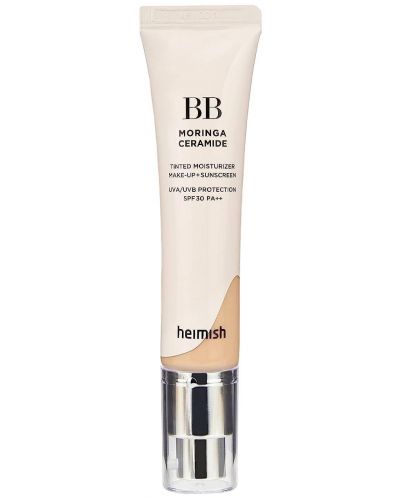 Heimish BB крем за лице Moringa Ceramide, 21C Light Nude, SPF30, 30 ml - 1