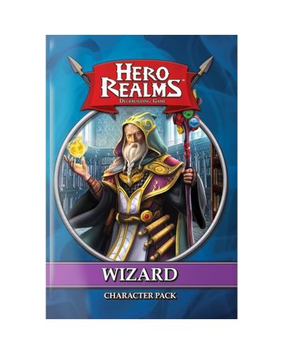Разширение за Hero Realms - Wizard Character Pack - 1