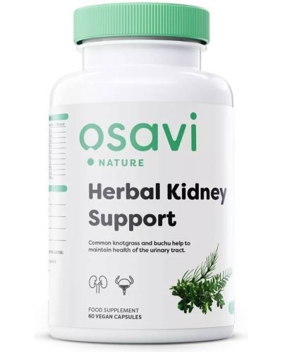 Herbal Kidney Support, 60 капсули, Osavi - 1