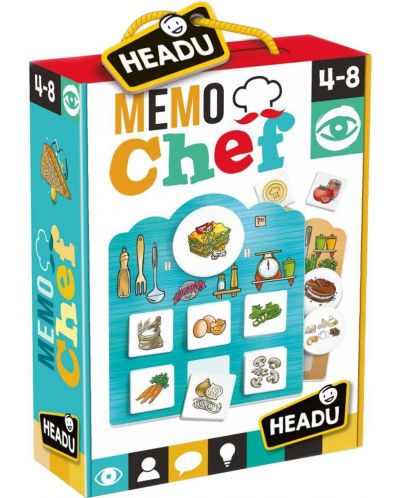 Детска мемори игра Headu - Кухня - 1