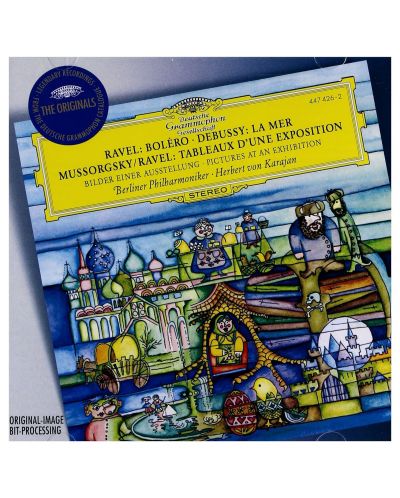 Herbert von Karajan - Ravel: Boléro / Debussy: La Mer / Mussorgsky: Pictures at an Exhibition (CD) - 1