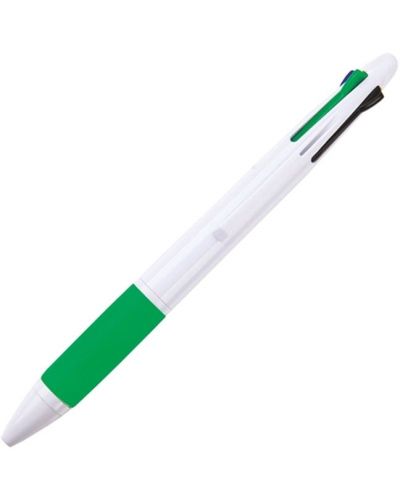 Химикалка Beifa - автоматична, 4 цвята в едно - 1