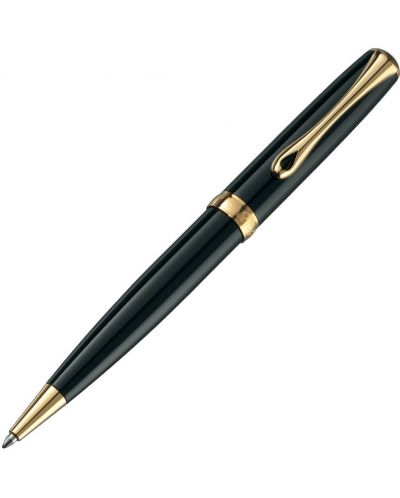 Химикалка Diplomat Excellence A2 - Черен лак, златисто покритие - 1
