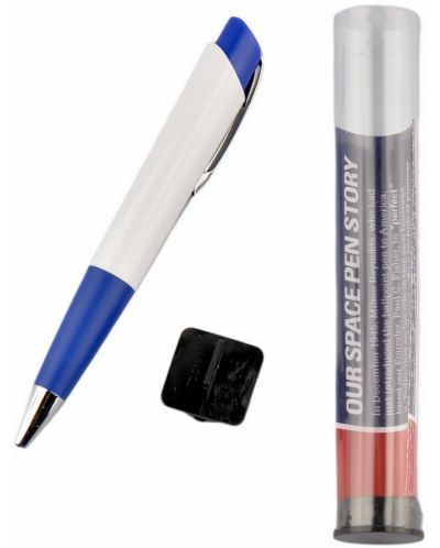 Химикалка Fisher Space Pen Eclipse - White and Blue, с тубус - 2