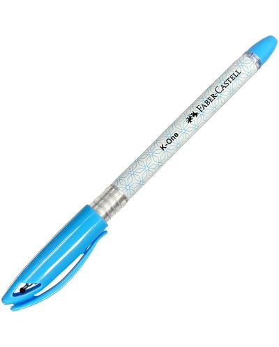 Химикалка Faber-Castell K-One - 0.5 mm, синя - 1