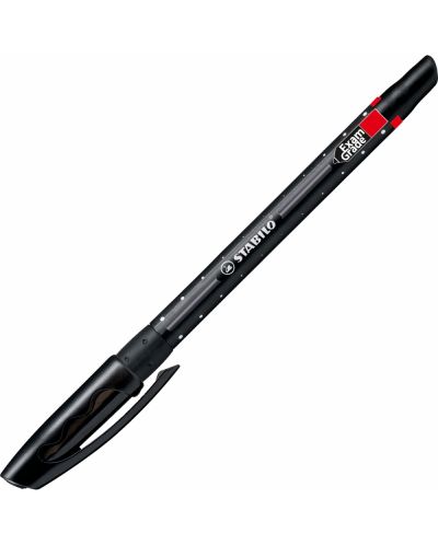 Химикалка със скала Stabilo Exam Grade - 0.45 mm, черна - 1
