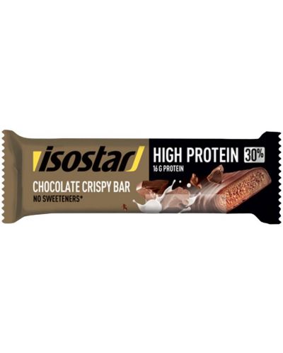High Protein 30% Bar, crispy chocolate, 16 х 55 g, Isostar - 2