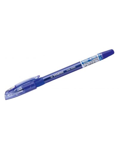 Химикалка с иглен писец Stabilo - Bille, Hi-Flux, синя - 1