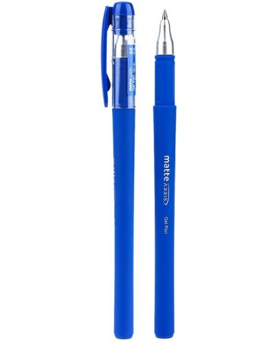Гел химикалка Deli Matte Arris - EG64BL, синя - 1