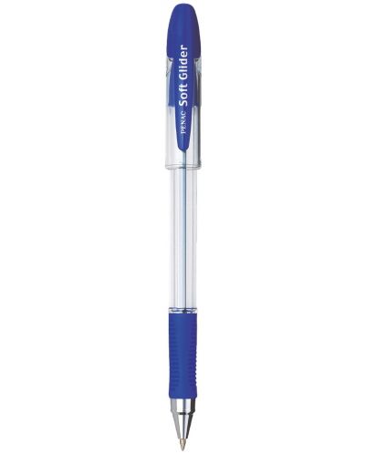 Химикалка Penac Soft Glider - 0.7 mm, синя - 1