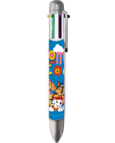 Химикалка с 6 цвята Kids Licensing - Paw Patrol - 1