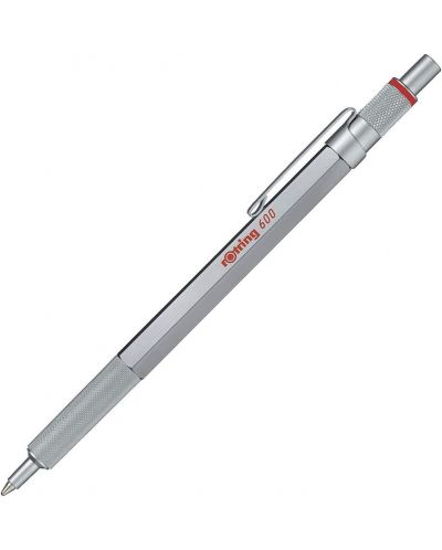 Химикалка Rotring 600 - Сребриста - 1